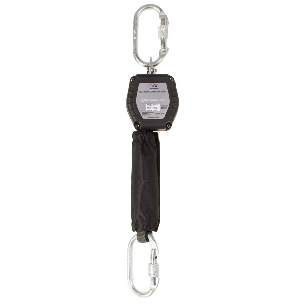 Edge Kinetix Valstopapparaat 2 meter - Karabijnhaak