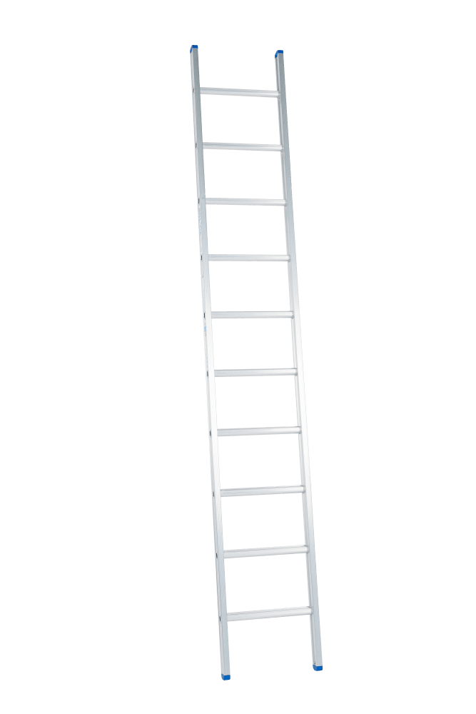 Solide Premium Professional Enkele Rechte Putladder - 1x15 Sporten