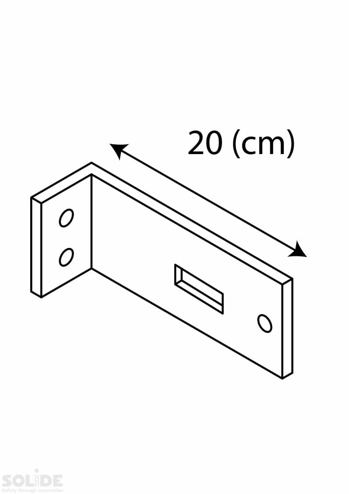 Solide Muur-afstandhouder Toegangsladder 20cm - Per Paar