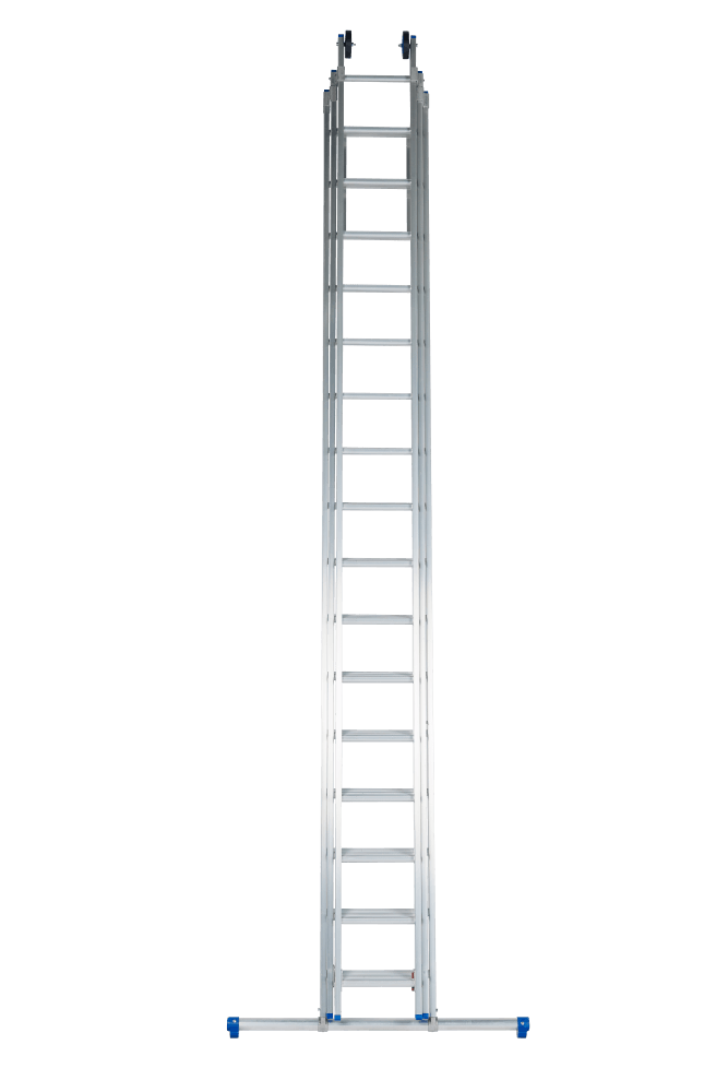 Solide Premium Professional 3-delige Rechte Schuifladder - 3x16 Sporten