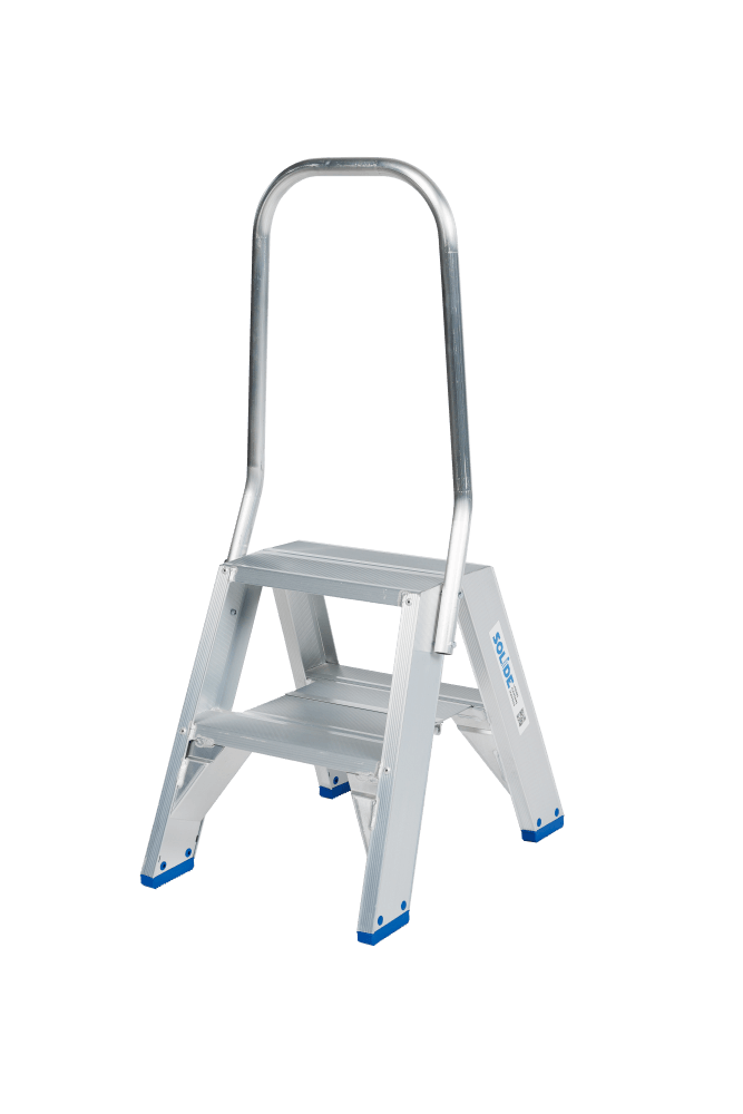 Solide Premium Professional Dubbel Oploopbare Trap - 2 Treden