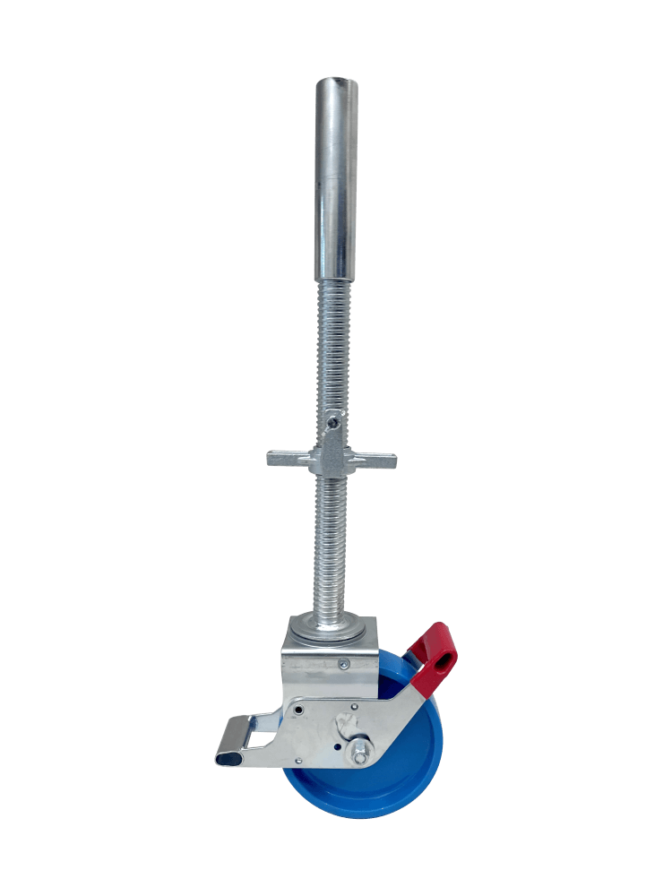 Solide Wielstaander met Wiel 200mm Hard Kunststof (t.b.v. RS)