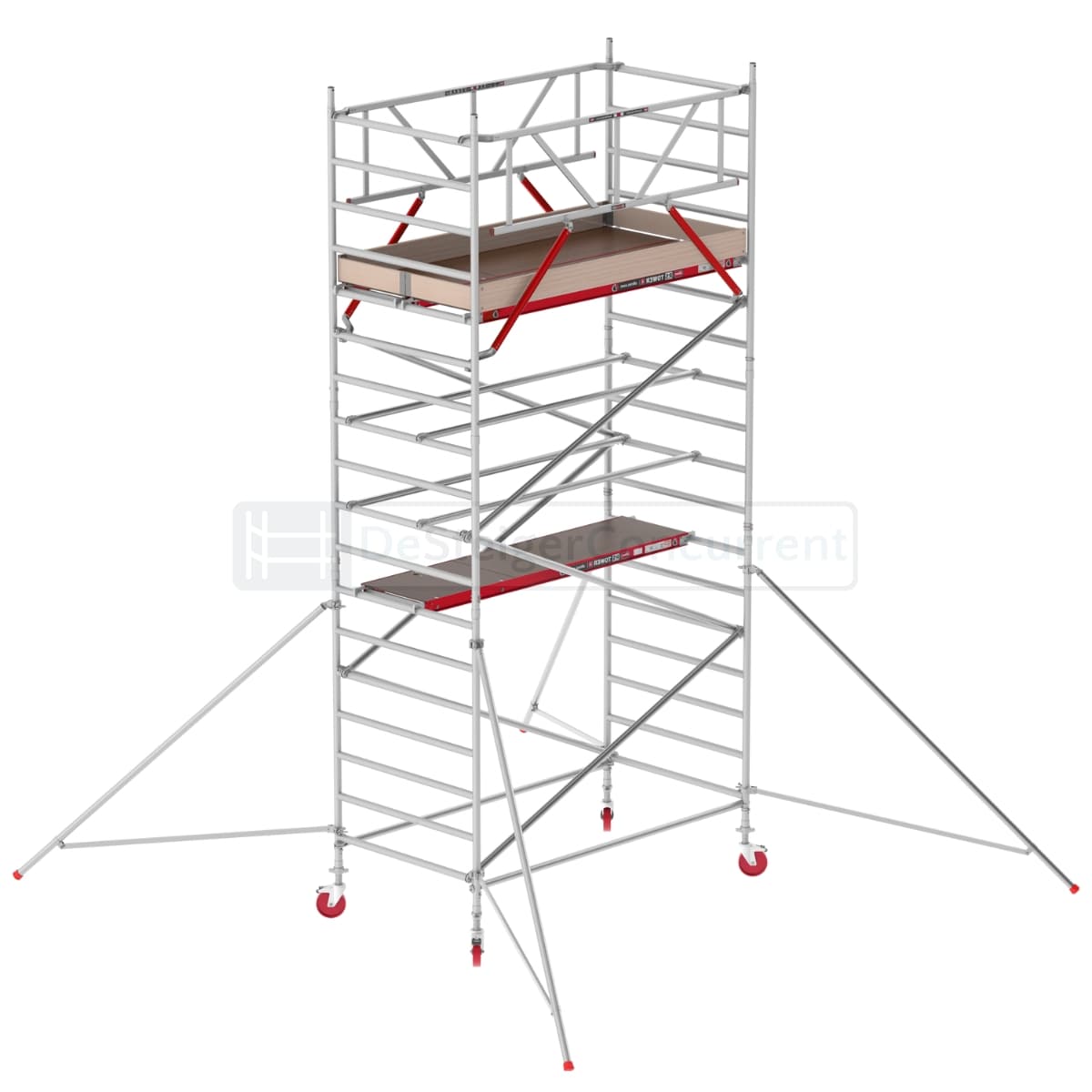Altrex Rolsteiger RS TOWER 41-PLUS Schoren - L190xB90cm - 6.20m werkhoogte