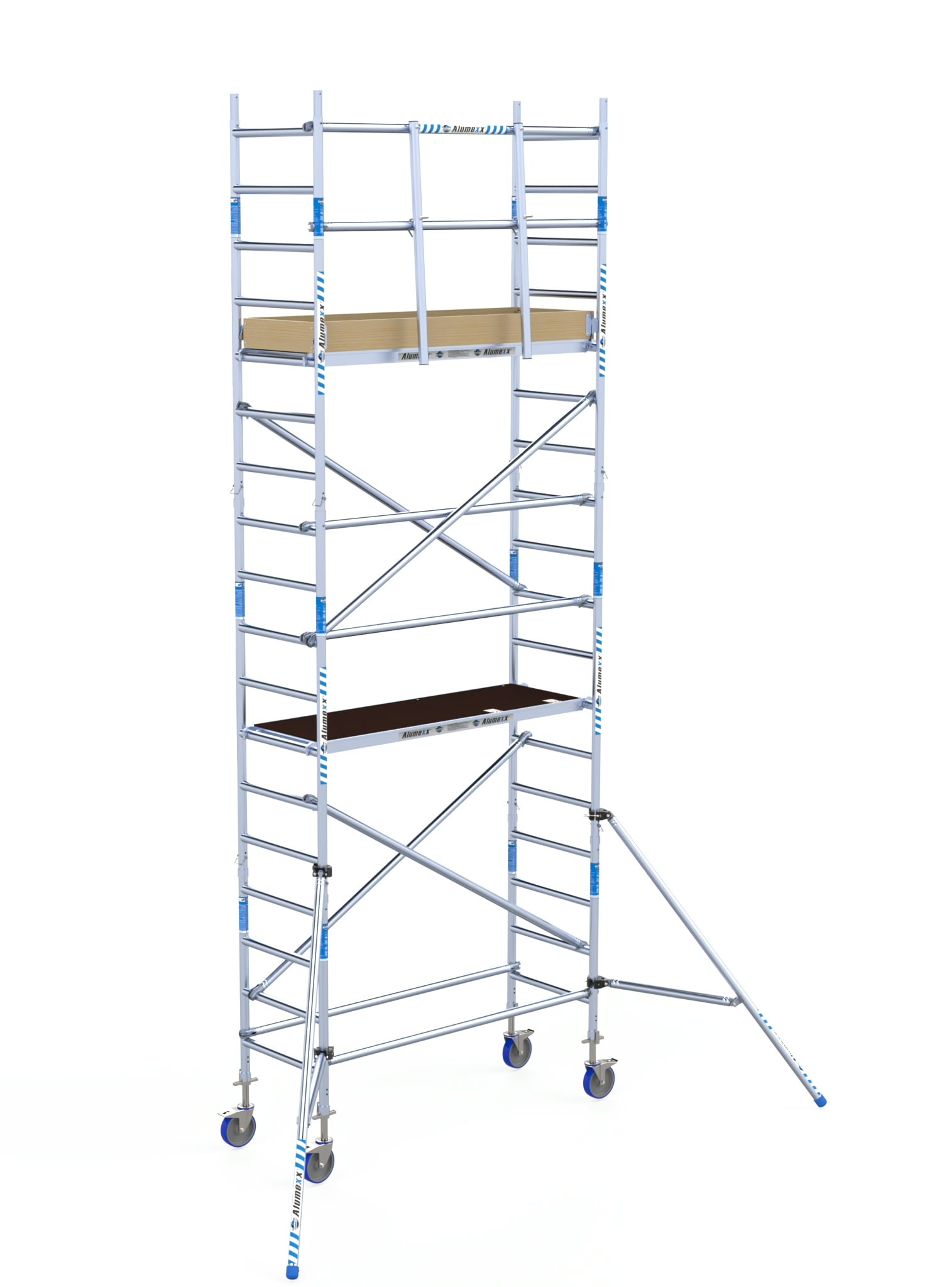 Smalle rolsteiger van 75 cm breed met 6,20 meter werkhoogte